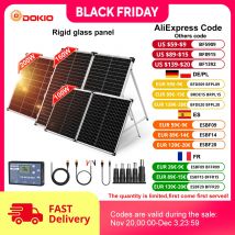 Dokio 18V 100W 150W 200W Pannello solare pieghevole Cina Pannello solare Caricatore cellulare painel Pannello solare 200W con controller 12V