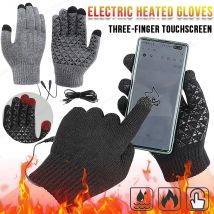 Winter Handschuhe Gestrickte Heizung Hand Wärmer Elektrische Thermische Handschuhe Wasserdicht Snowboard Radfahren Motorrad Fahrrad Ski Outdoor