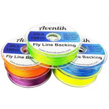 Aventik Fliegenschnur-Rückseite, 100 Yard/91 m, Fliegenfischen, geflochtene Dacron-Rückenschnur, einfache Knoten für Forellen-Barschangeln, 20 lb/30 lb