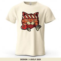 Herren-T-Shirt mit Katze-Motiv, bedruckt, 100 % Baumwolle, übergroß, niedlicher Cartoon, lustige Grafik-T-Shirts für Damen, Tops, T-Shirts, Streetwear