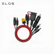 ZLOS TIO6 VersaConnect Cavo adattatore per pannello solare per centrale elettrica portatile da 5521 a XT60 Anderson Cavo di prolunga con spina CC