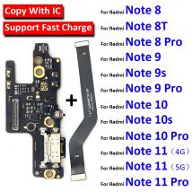 Per Xiaomi Redmi Nota 7 8 8T 9 9S 10 10S 11 12 Pro Plus 4G 5G Dock Connettore Caricatore USB Porta di Ricarica Scheda Madre Cavo Della Flessione Principale