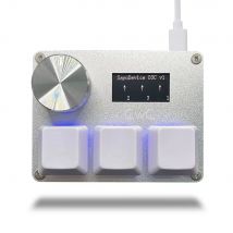 O3C Spiel Tastatur SayoDevice OSU O3C Rapid Trigger Hall Schalter Magnetische Rosa Schalter Tastatur Knopf Bildschirm Kopieren Einfügen Shotcut