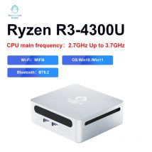 GenMachine Neuer Mini-PC AMD Ryzen 3 4300U CPU Windows 10/11 2,7 GHz Bis zu 3,7 GHz DDR4 32 GB RAM Wifi6 PC-Gamer-Computer MINI-PC