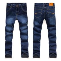 KUBRO Große Plus Size Baggy Herren Jeans Gummiband Oversize Hohe Taille Lose Hose Ehemann Fett Lose Schwarz Männliche Denim Hose