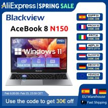 Blackview AceBook 8 Laptop Processore Intel da 15,6" N150 16 GB di RAM 512 GB SSD + espansione fino a 1 TB Windows 11 Home 15,6"