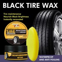 Autobandenglanzwachs, langlebiger Schutz mit Aufheller für Kunststoffteile, langlebige Wartungsbeschichtung, Wiederherstellung des Reifenglanzes