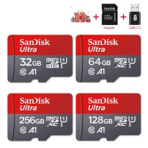 Karta pamięci 512 GB 256 GB 128 GB 64 GB 32 GB 100 MB/S Karta pamięci Micro sd UHS-1 Karta pamięci Microsd SD + adapter czytnika kart