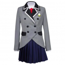 Snowdrop Ayame Kajou Shimoneta Cosplay Costume Anime School Uniform Complete Set JK Outfits
