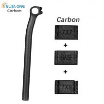 elitaone Fahrrad Sattelstütze Carbon MTB/Rennrad Sattelstütze Rettung 20mm Carbon Halbschale HP20
