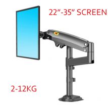 NB H100 22-35" 17"-30" Gas SpringMonitor Holder Arm Full Motion LCD TV Mount 2-9kg 2-12kg ergonomica dual arm clamp bracket USB3