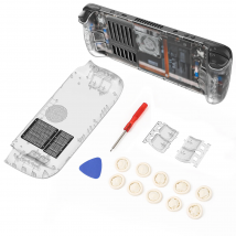 Nuovi accessori da gioco di arrivo per Steam Deck sostituzione personalizzata piastra frontale guscio alloggiamento piastra posteriore per console LCD Steam Deck