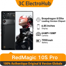 RedMagic 10S Pro Versione globale Telefono da gioco 5G Snapdragon 8 Elite leader 7050mAh 80 W ricarica rapida 6,85 pollici