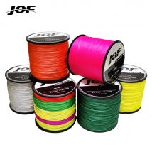 JOF-sedal de pesca trenzado de PE X4, resistente a la abrasión, fino y duradero sedal de pesca, accesorios de pesca al aire libre, 300M, 500M, 1000M