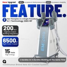 Macchina professionale EMSzero NEO 6500W RF Hi-EMT Body Sculpting Bruciare i grassi EMS Attrezzatura di bellezza dimagrante