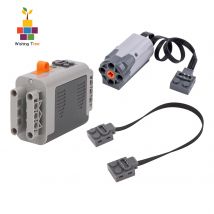 AA Battery Box Power Module with M Motor and 25cm Cable for Building Blocks System 8881 8883 8886