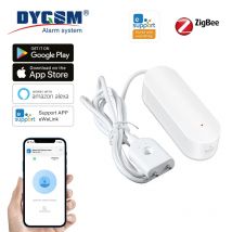 Ewelink Zigbee3.0 sensore d'acqua allarme rilevatore di perdite d'acqua allarme di inondazione sistema di allarme di sicurezza di troppopieno funziona con il Gateway Zigbee
