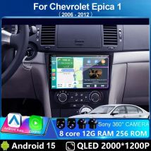 Android 15 Carplay für Chevrolet Epica 1 2006 2007 - 2012 Autoradio GPS Auto Multimedia 2 Din Stereo Head Unit Player Video
