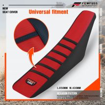 Powerzone Rib Ribbed Gripper Seat Cover in Waterproof Set Protection Antislip Upset Apply to For SXF EXC KXF CRF YZF WR TC TE