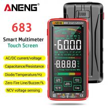 ANENG 683 6000 zliczeń profesjonalny multimetr AC/DC test napięcia prądu amperomierz inteligentny multimetr z ekranem dotykowym Test diody NCV