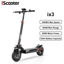 iScooter ix3 składana hulajnoga elektryczna dla dorosłych e-hulajnoga 40 KM/H elektryczna hulajnoga 800W deskorolki 48V 10Ah Kickboard