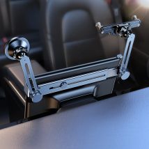 Oatsbasf Auto-Bildschirm-Telefonhalter mit zwei Positionen, Ständer aus Metall und Aluminium, verstellbar, für Tesla Model 3, Highland Y, Autozubehör