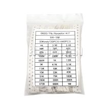 660 teile/los 0603 0805 1206 0402 0201 1% SMD Chip Widerstand Sortiert Kit 1R - 1M Ohm 33valuesX20pcs Widerstand Probe Set