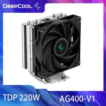 DeepCool AG400 CPU Cooler 12cm Ventola 4Pin PWM TDP 220W CPU Dissipatore di Calore Dispositivo di Raffreddamento Dell'aria Per Intel LGA1700/1200/1151/1150/1155 AMD AM5/AM4