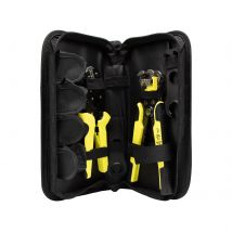 CP-SETUNO Solar-Crimp werkzeugs atz für 2.5/4/6 mm² Solar kabel, 1 Crimp werkzeug, 1 Abisolier werkzeug, 2 Schraubens chl üssel für Photovoltaik