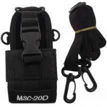 Custodia per walkie-talkie in nylon Custodia per radio bidirezionale con tracolla regolabile per Baofeng