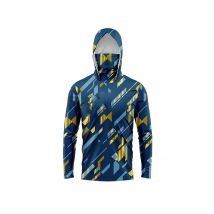 Angeln Shirt UPF 50+ Mit Kapuze Angeln Kleidung Männer Gesicht Abdeckung Hoodie Sonnenschutz Maske Jersey Atmungsaktiv