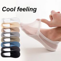 3Pair / Lot Men Boat Socks Fashion Summer Thin Invisible Sock Breathable Soft Casual Sox High