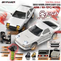 Skymaker AE86 Model LD1801 RX-7 FC LD1802 1:18 RC Drift Car 1/18 2.4G Zdalnie sterowany żyroskop ESP LED Mini RC Racing Car Toys