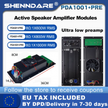 ShennDare PDA801+PRE Audio-Lautsprecherverstärkermodule: 1x800W 8Ω Vorverstärker für Subwoofer-Platinen; 1x1000W 4Ω Aktiv-Lautsprecherverstärkerplatine.