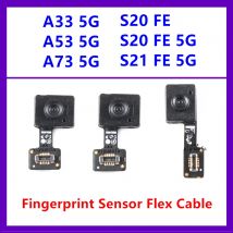 Pulsante Home Sensore di tocco delle impronte digitali Cavo flessibile per Samsung Galaxy S20 S21 FE A53 A33 A73 5G Parti di ricambio S20fe s21fe