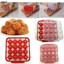 maveraHM4 Macchina per polpette Macchina per polpette di riso Scuotere Stampo per polpette Palline di pesce Palline di manzo Stampo Utensili per carne Accessori da cucina Gadget