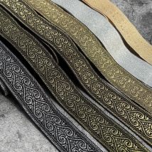 10 Meter 33 MM/50 MM NEUES gewebtes Jacquardband Pfirsichherz Totem für Vorhang- und Bekleidungszubehör