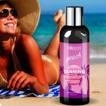 2.7fl.oz crema abbronzante alla pesca autobloccante impermeabile a lunga durata per prendere il sole sulla spiaggia per creare una affascinante pelle di bronzo