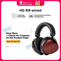 HIFIMAN HE-R9 Cuffie over-ear dinamiche chiuse con diaframma topologico versione cablata