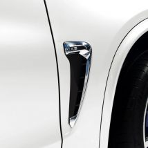 Für BMW X Serie X5 F15 X5M F85 Shark Gills Side Vent Aufkleber Auto-styling Kotflügel Vorne Seite Air abdeckung Trim Vent Zubehör