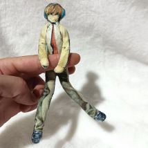 Anime Light Yagami L Plush Light Yagami L Plushies Doll Slender Twistable Shape Stuffed Toys Room Decoration Kids Festival Gift