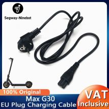 Spina UE Cavo di Ricarica Originale Per Ninebot Max G2 G30 G30P G30D G30E G30LP G30LE P100S P65 F65 E-Scooter Linea Standard UE