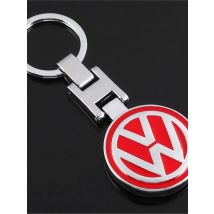 Zinc Alloy Key Ring Keychain Car Logo Accessories For Volkswagen GTI R-Line R Polo T5 Golf Passat Scirocco Beetle Tiguan Touran