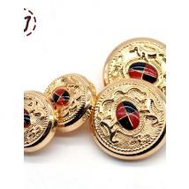 New 15mm 20mm sewing metal button 10pcs/lot decorative buttons British style for overcoat garment accessories DIY scrapbook