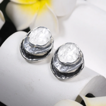 Neu in Ohr stecker Schmuck blau Emaille Luxus Frauen Eariing Vintage ästhetischen Schmuck Dekoration elegante Ohrringe für Frauen