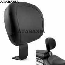 Motorrad Schwarz Hinten Rückenlehne Sitz Sissy Leder Fahrer Rückenlehne Pad Für Yamaha Dragstar Vstar XVS 400 650 1998-2023 Drag Star