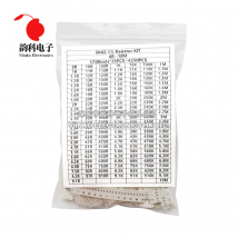 170 Werte 1 % 0402 0603 0805 1206 SMD-Chip-Widerstands-Sortiment-Kit 0R – 10 M Ohm Widerstandsmuster-Set