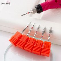 6PCS Diamant Nagel Bohrer Set Elektrische Fräser Für Maniküre Häutchen Sauber Maniküre Bohrer Zubehör