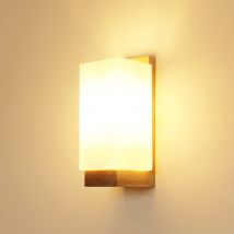 Apliques de pared, lámparas de pared de madera modernas, accesorios de iluminación de montaje en pared para dormitorio, guardería, baño con bombilla E27
