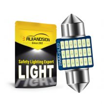 RUIANDSION 2PCS C5W 28/29MM Universal No Error Festoon LED 12V For Car Interior Reading Dome Map Light License Plate Lamp Bulb